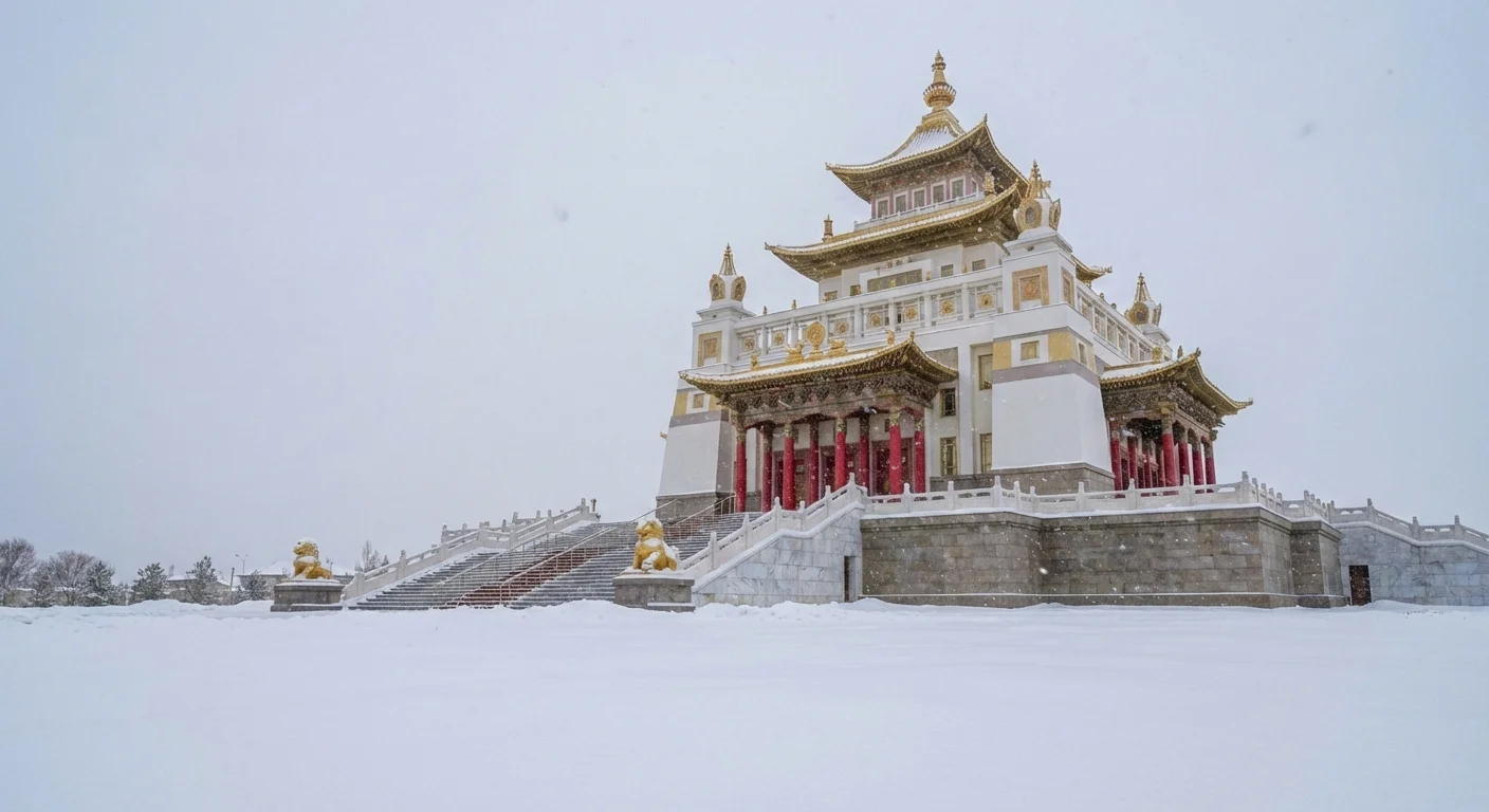 Золотая обитель Будды Шакьямуни в Элисте