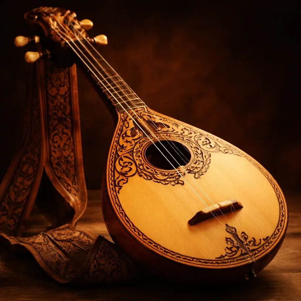 Домбра — калмыцкий музыкальный инструмент